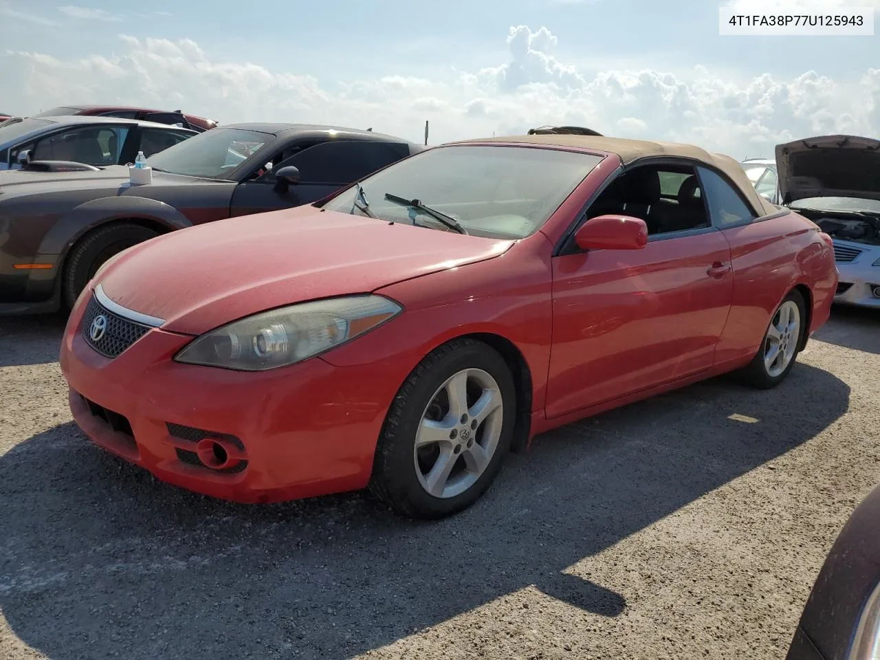 2007 Toyota Camry Solara Se VIN: 4T1FA38P77U125943 Lot: 76235364