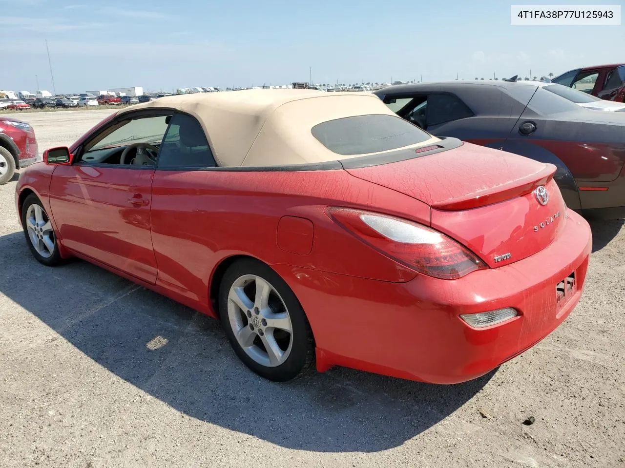 2007 Toyota Camry Solara Se VIN: 4T1FA38P77U125943 Lot: 76235364