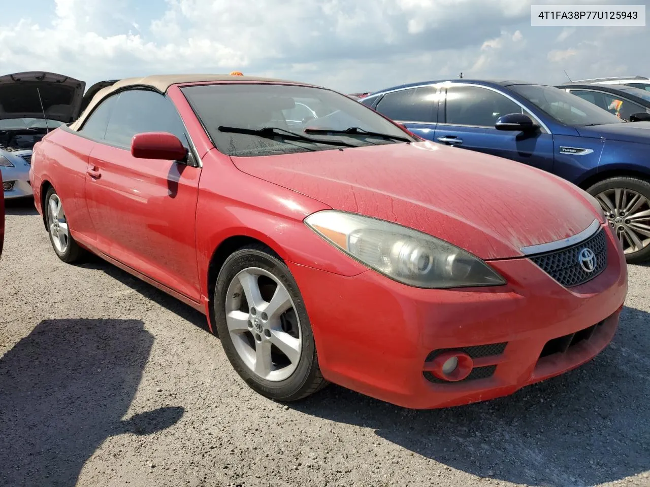 2007 Toyota Camry Solara Se VIN: 4T1FA38P77U125943 Lot: 76235364