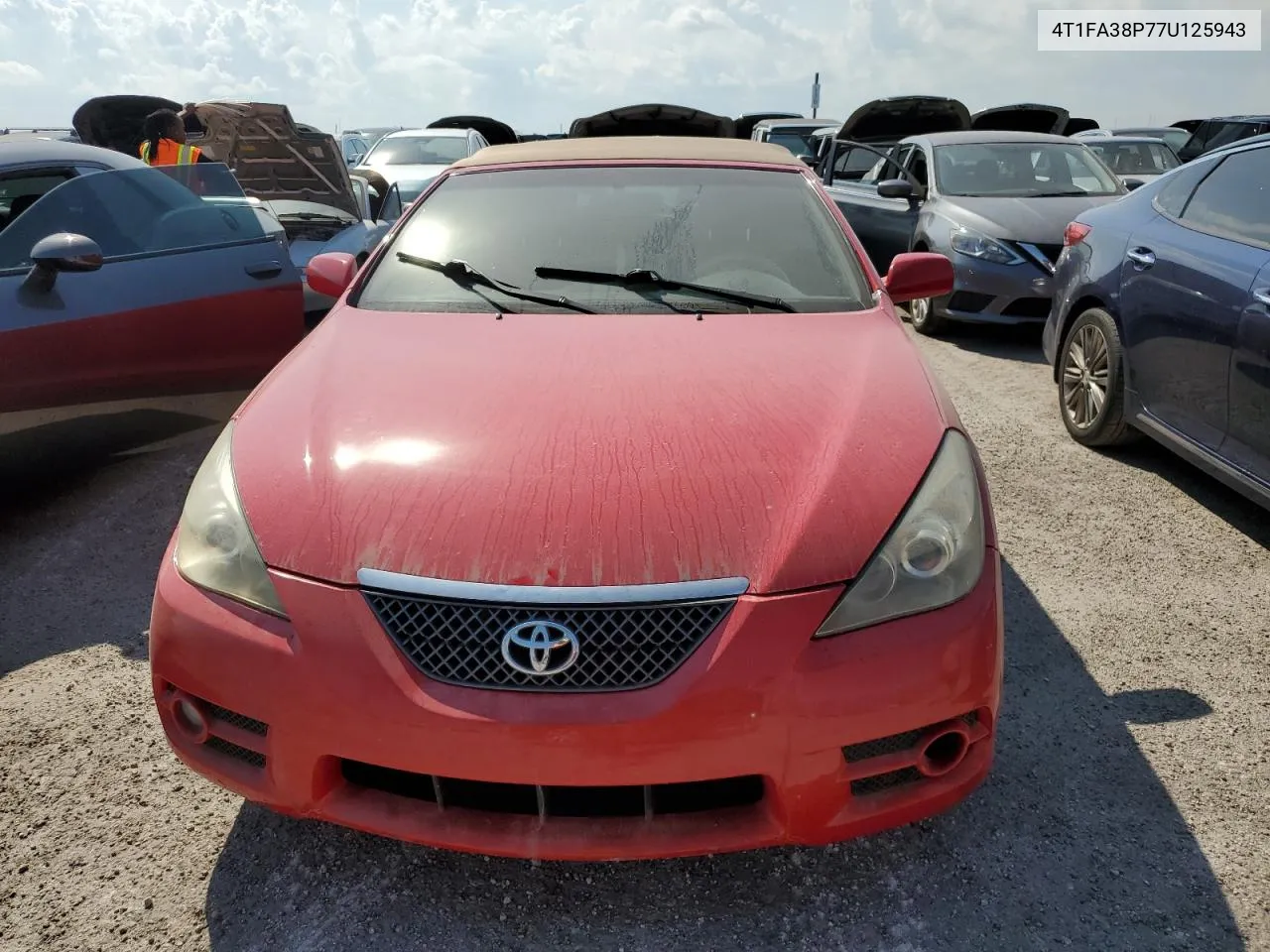 2007 Toyota Camry Solara Se VIN: 4T1FA38P77U125943 Lot: 76235364