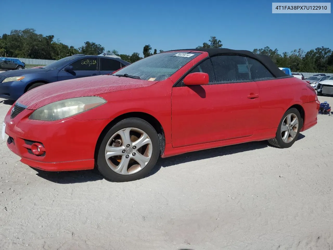 2007 Toyota Camry Solara Se VIN: 4T1FA38PX7U122910 Lot: 76520414