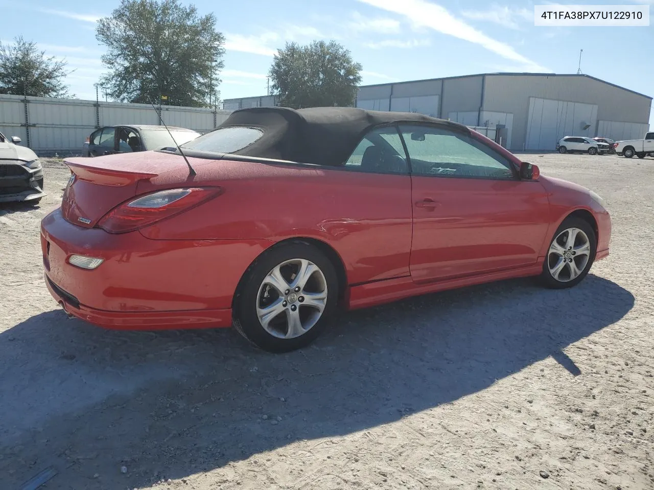 2007 Toyota Camry Solara Se VIN: 4T1FA38PX7U122910 Lot: 76520414