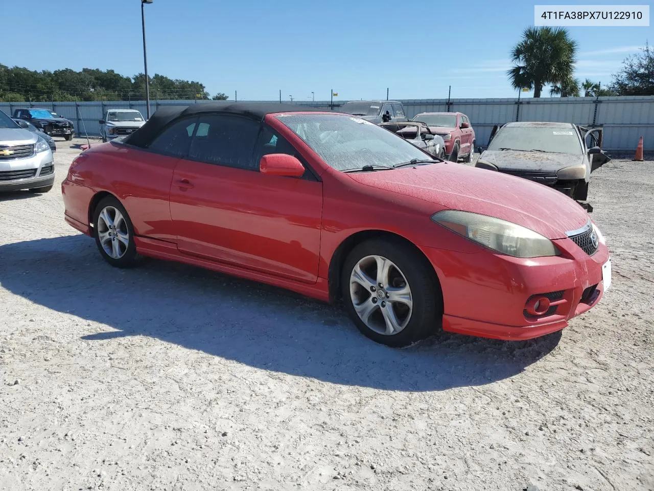 2007 Toyota Camry Solara Se VIN: 4T1FA38PX7U122910 Lot: 76520414