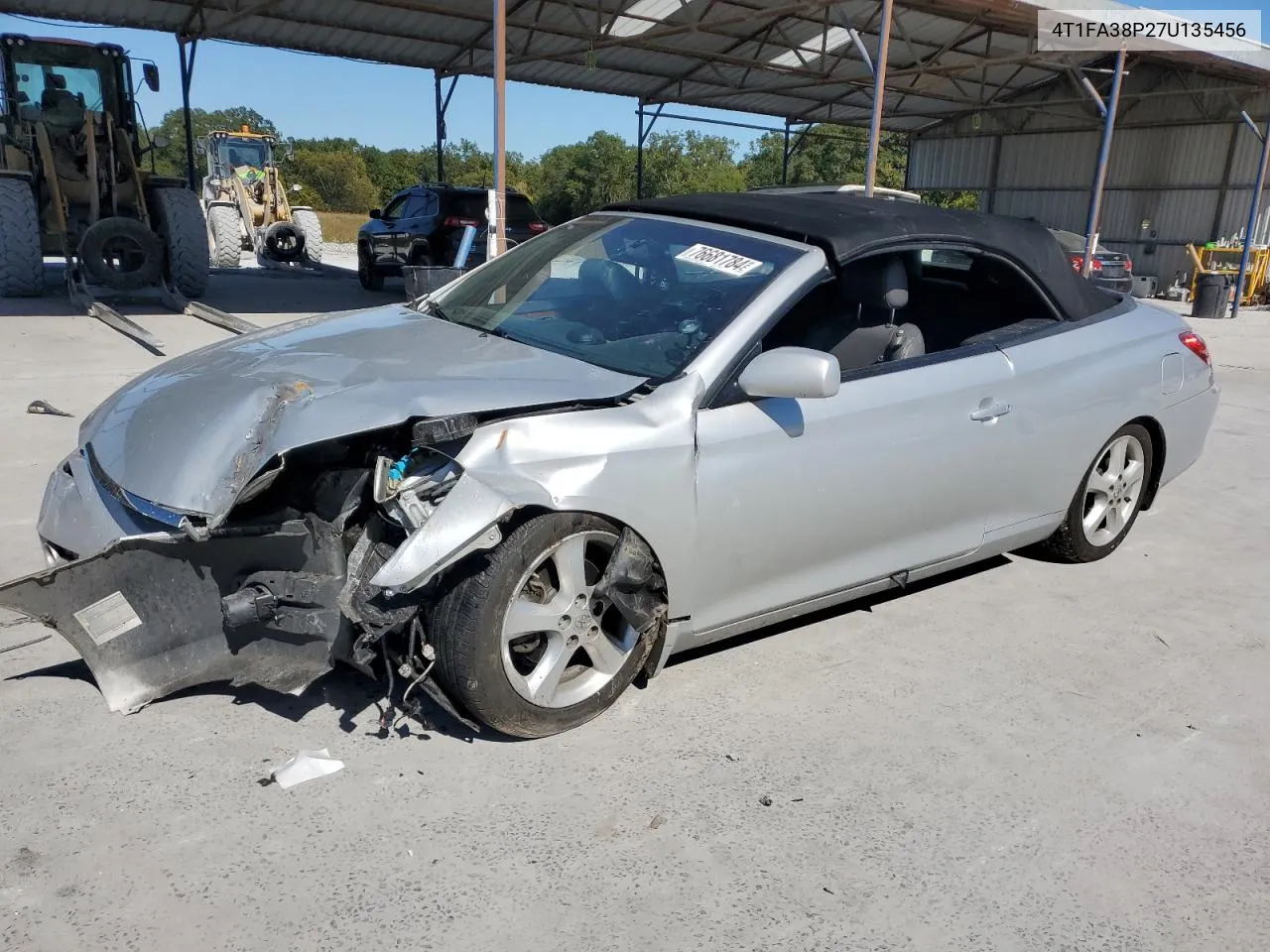 2007 Toyota Camry Solara Se VIN: 4T1FA38P27U135456 Lot: 76681784