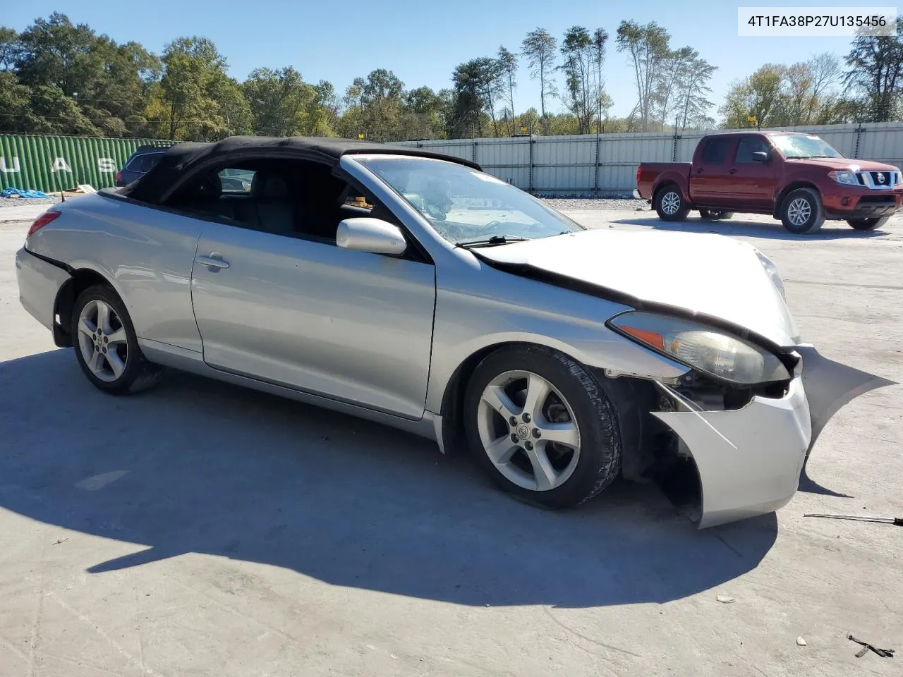 2007 Toyota Camry Solara Se VIN: 4T1FA38P27U135456 Lot: 76681784