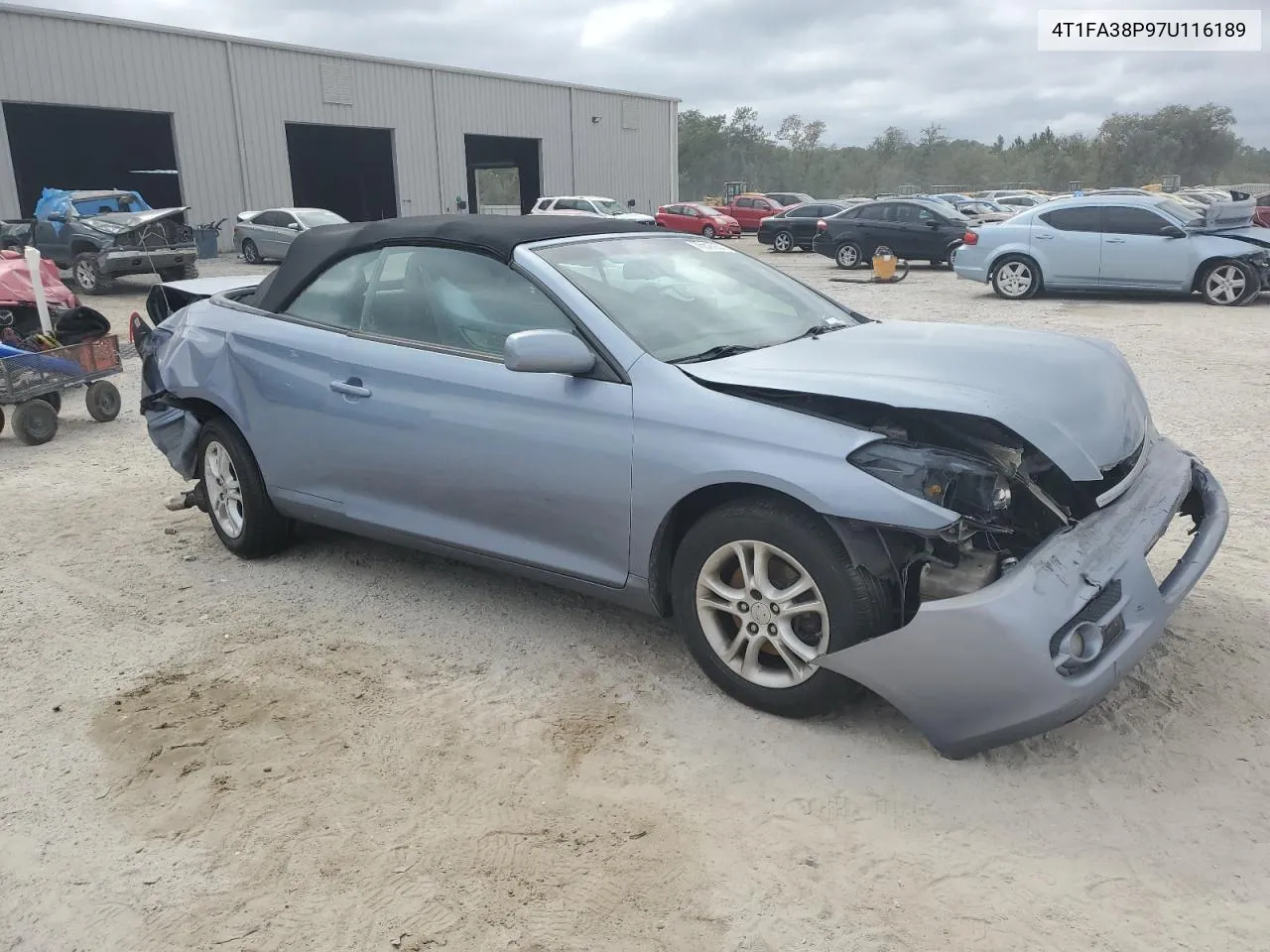 2007 Toyota Camry Solara Se VIN: 4T1FA38P97U116189 Lot: 76848934