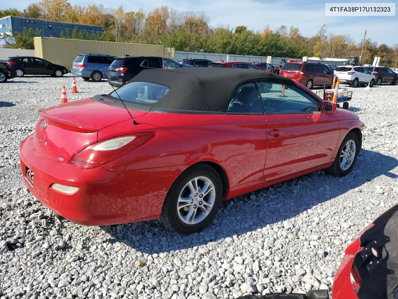 2007 Toyota Camry Solara Se VIN: 4T1FA38P17U132323 Lot: 77339254