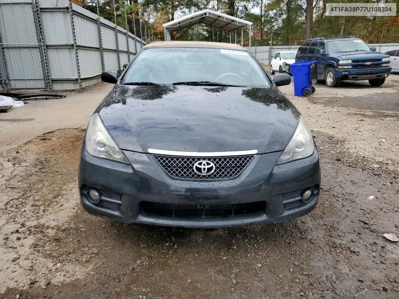 2007 Toyota Camry Solara Se VIN: 4T1FA38P77U108334 Lot: 77876104