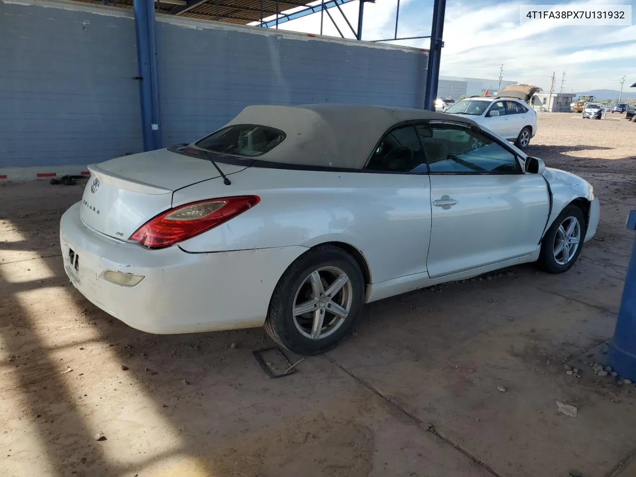 4T1FA38PX7U131932 2007 Toyota Camry Solara Se