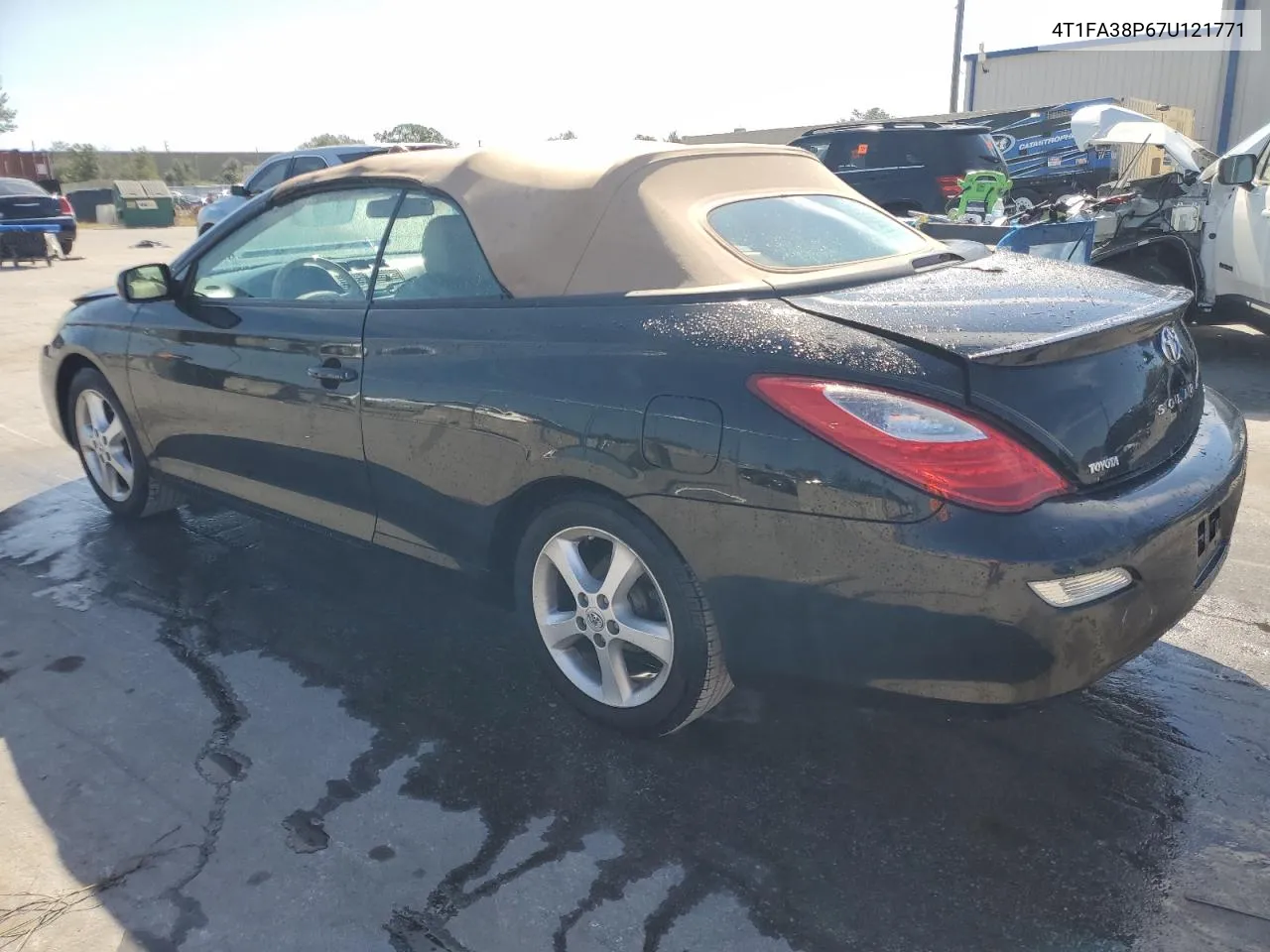 2007 Toyota Camry Solara Se VIN: 4T1FA38P67U121771 Lot: 78040764