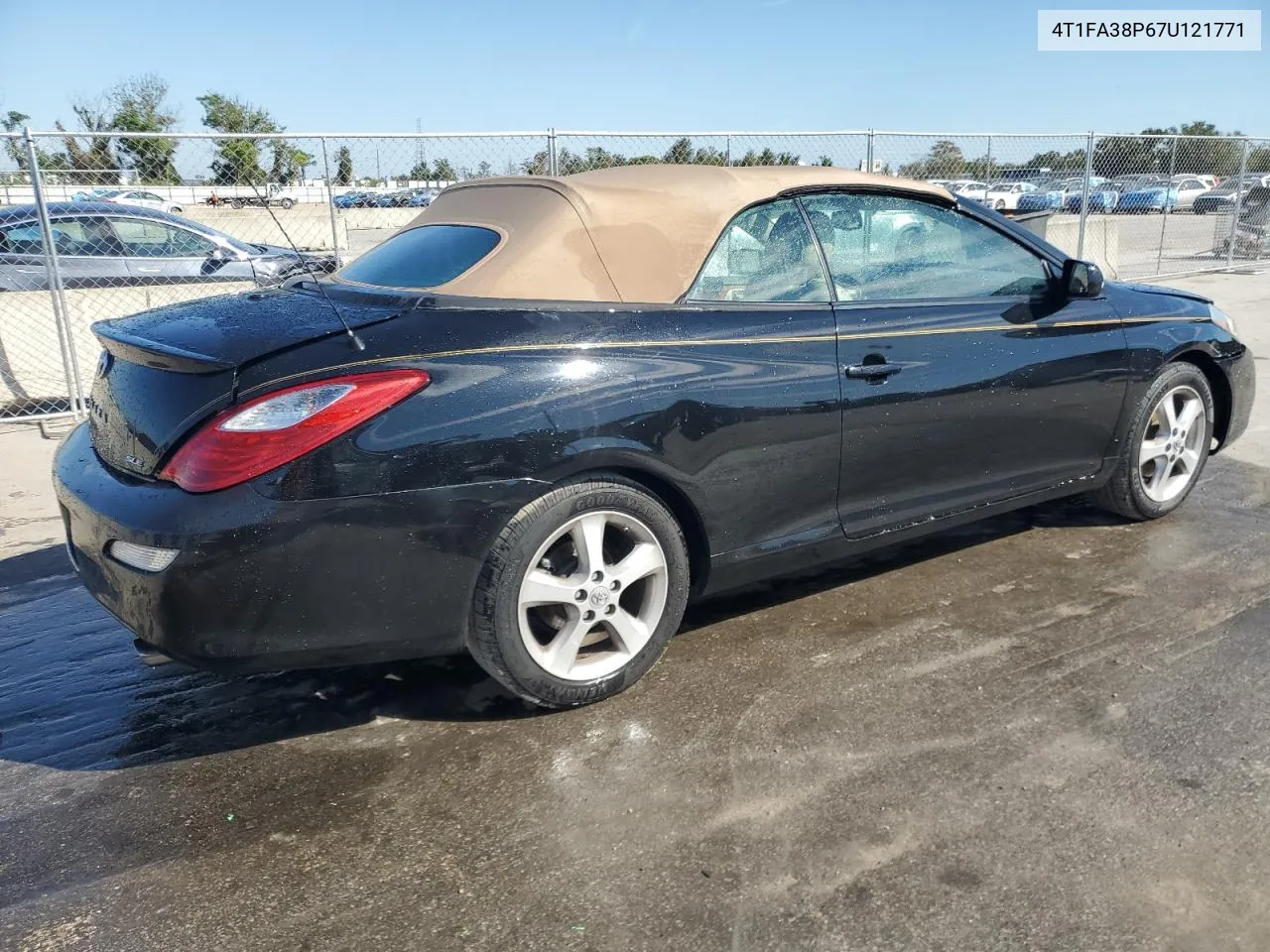 2007 Toyota Camry Solara Se VIN: 4T1FA38P67U121771 Lot: 78040764