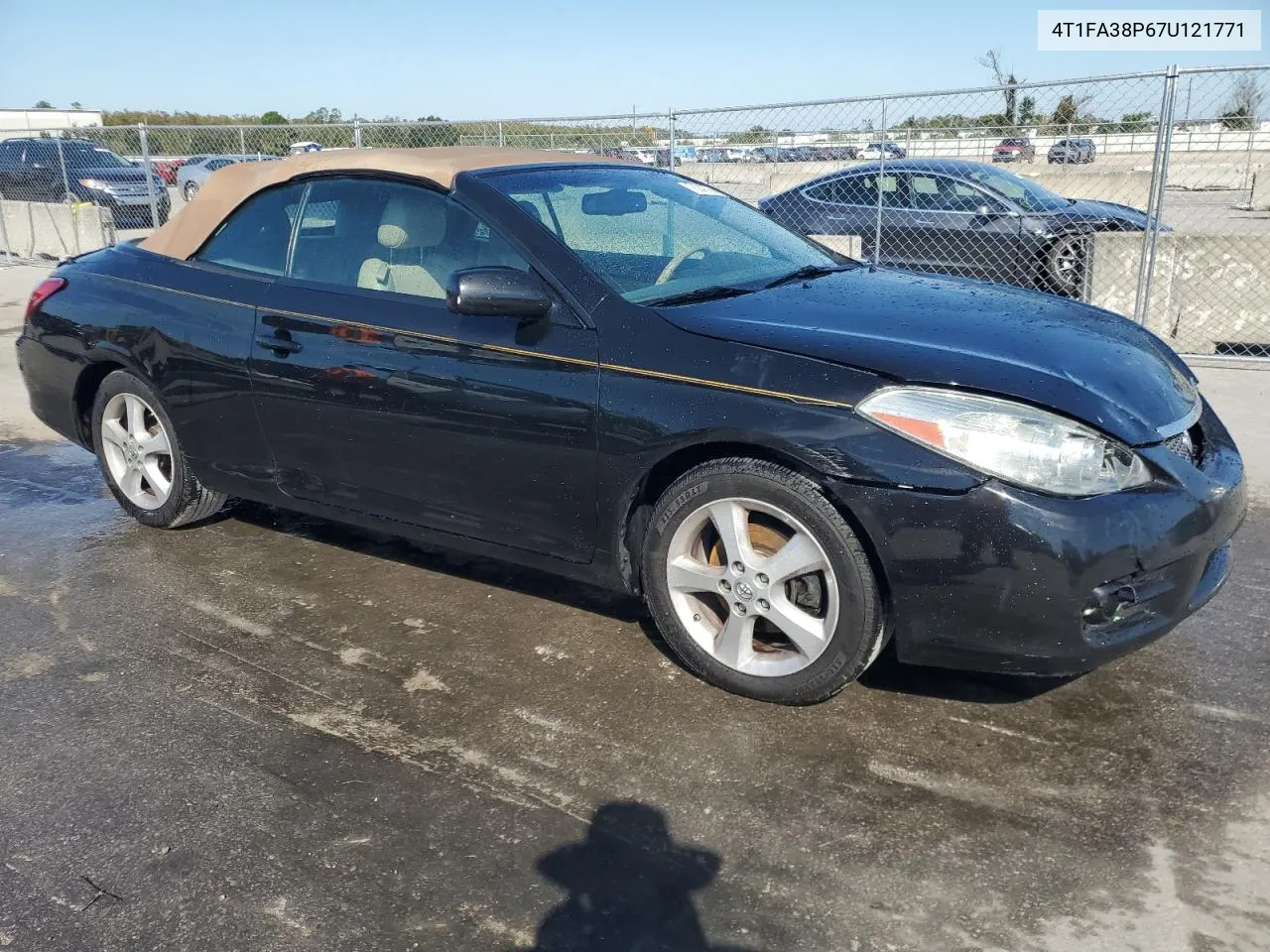 2007 Toyota Camry Solara Se VIN: 4T1FA38P67U121771 Lot: 78040764