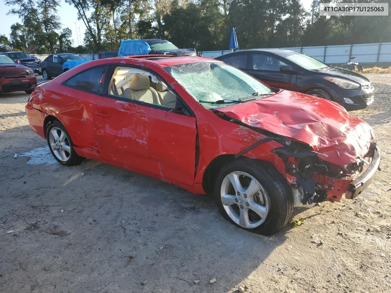 2007 Toyota Camry Solara Se VIN: 4T1CA30P17U125063 Lot: 78668484