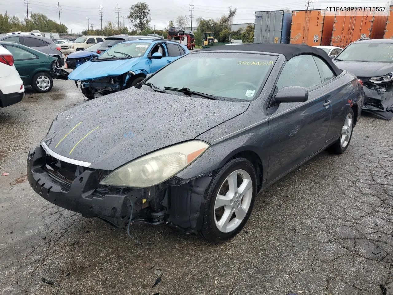 2007 Toyota Camry Solara Se VIN: 4T1FA38P77U115557 Lot: 79041064