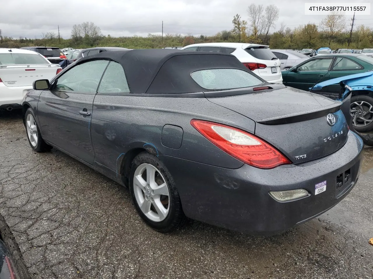 2007 Toyota Camry Solara Se VIN: 4T1FA38P77U115557 Lot: 79041064