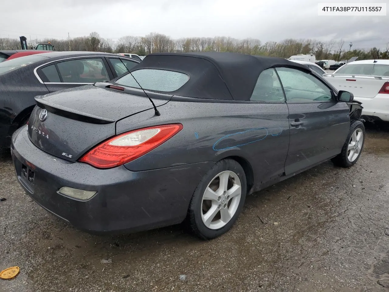 2007 Toyota Camry Solara Se VIN: 4T1FA38P77U115557 Lot: 79041064