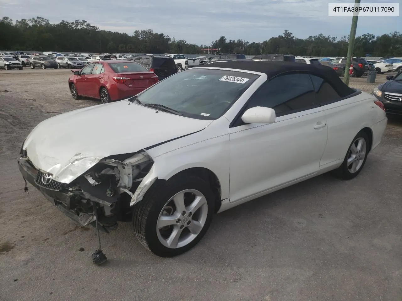 2007 Toyota Camry Solara Se VIN: 4T1FA38P67U117090 Lot: 79426344