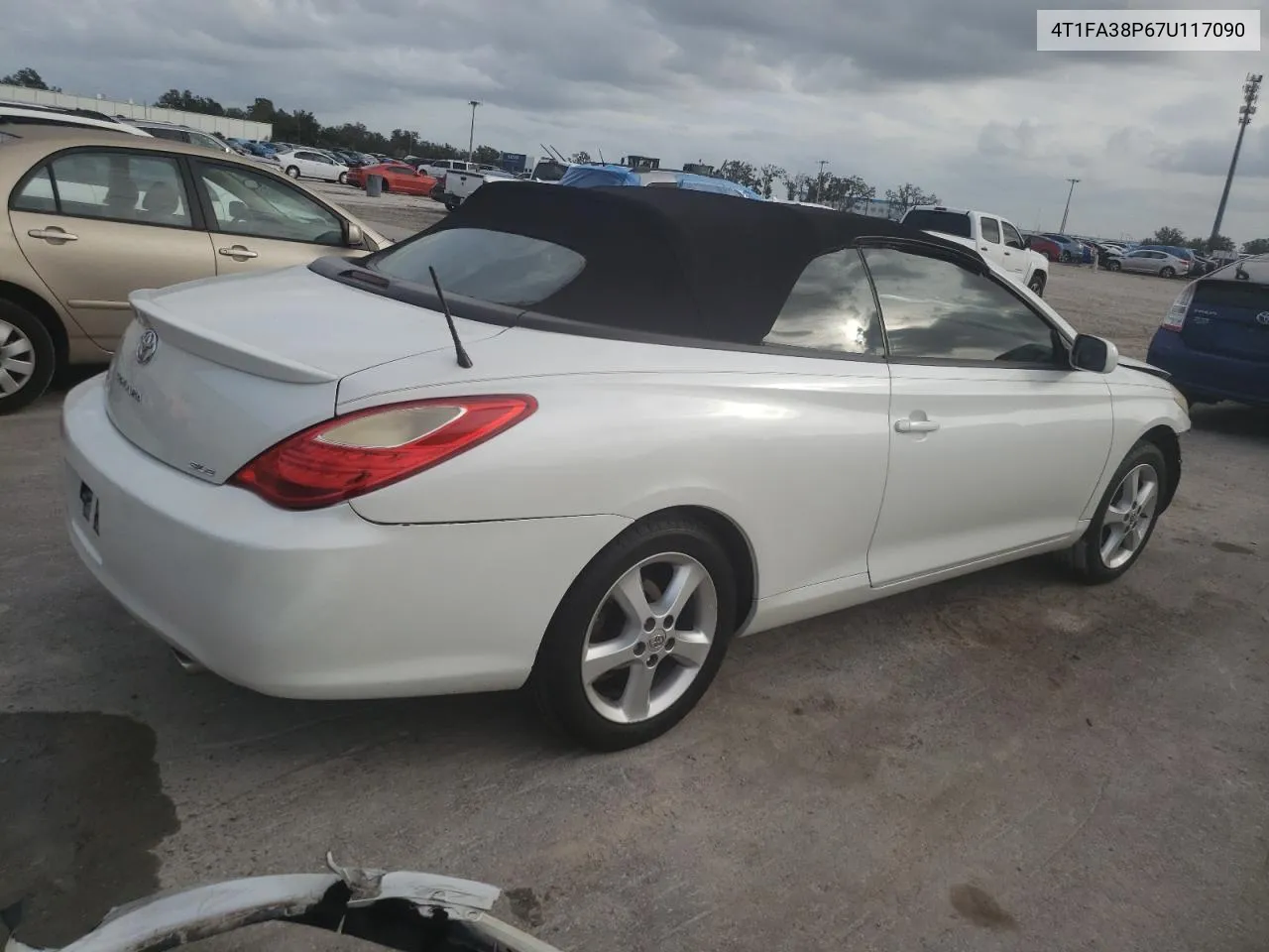 2007 Toyota Camry Solara Se VIN: 4T1FA38P67U117090 Lot: 79426344