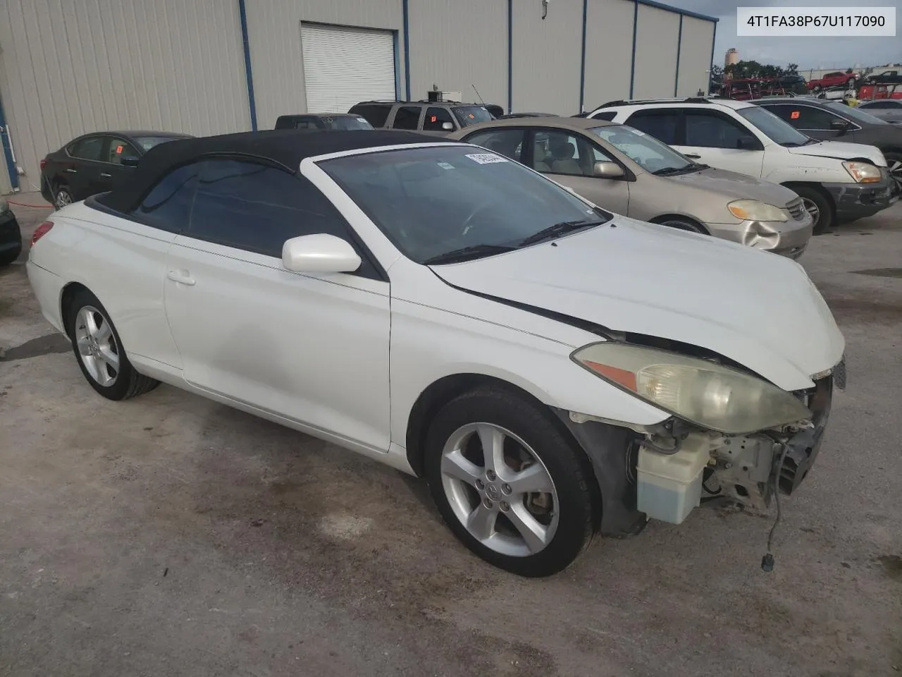 2007 Toyota Camry Solara Se VIN: 4T1FA38P67U117090 Lot: 79426344