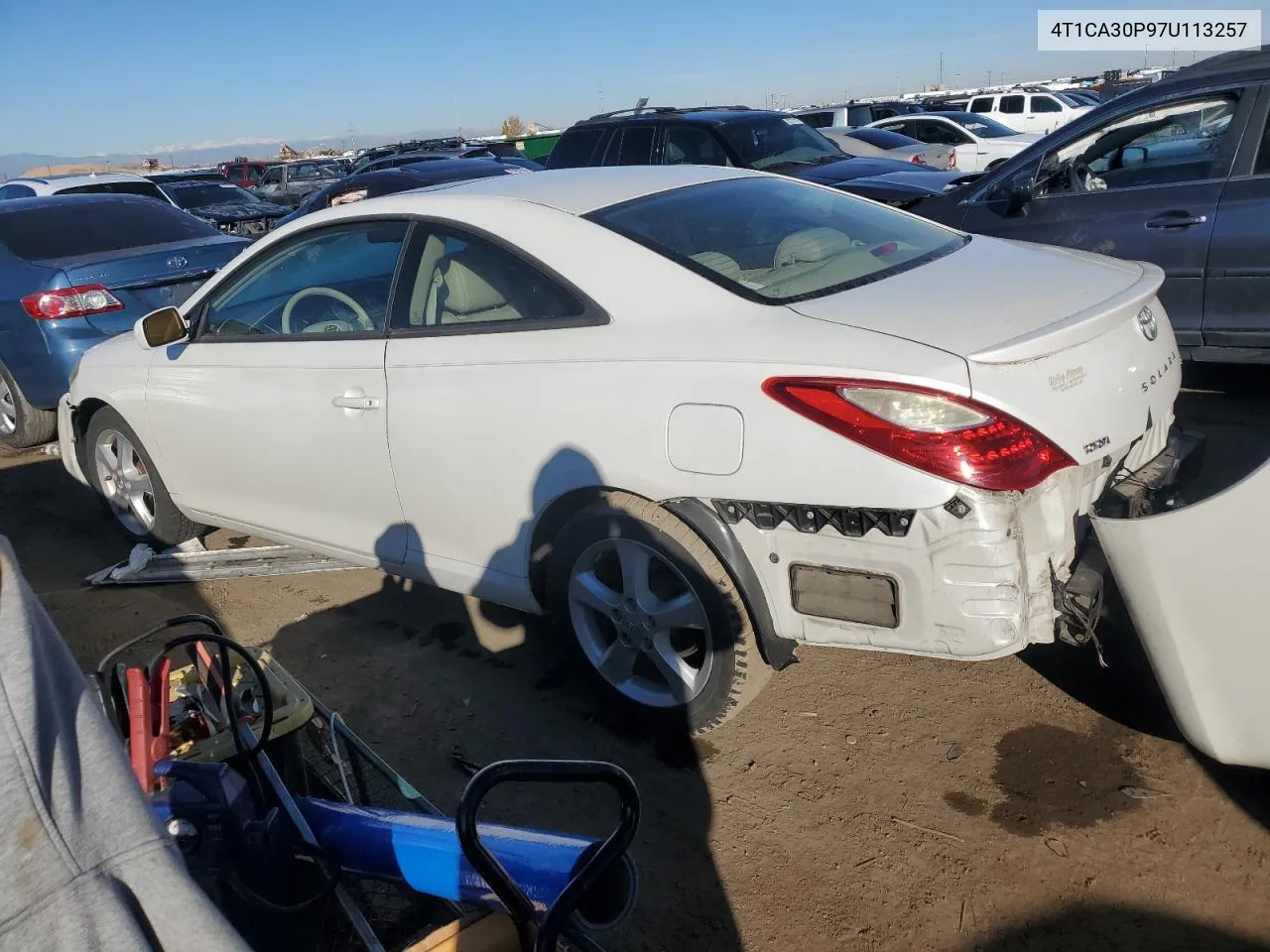 2007 Toyota Camry Solara Se VIN: 4T1CA30P97U113257 Lot: 80751674