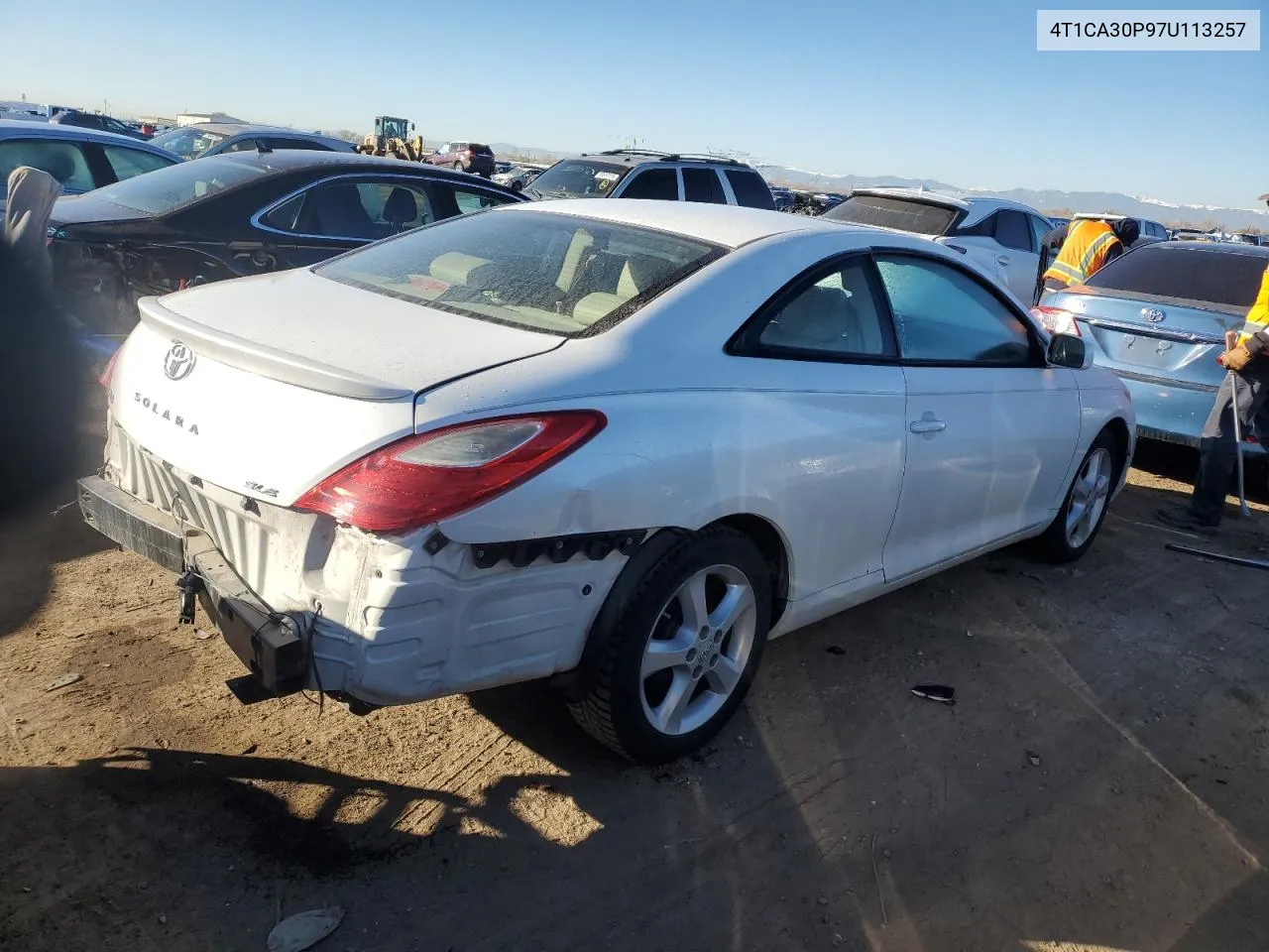 2007 Toyota Camry Solara Se VIN: 4T1CA30P97U113257 Lot: 80751674