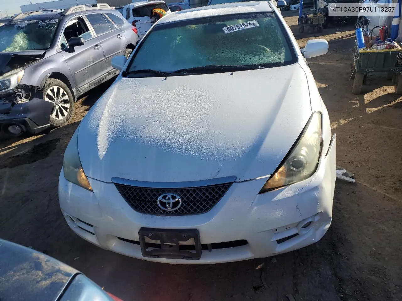 2007 Toyota Camry Solara Se VIN: 4T1CA30P97U113257 Lot: 80751674