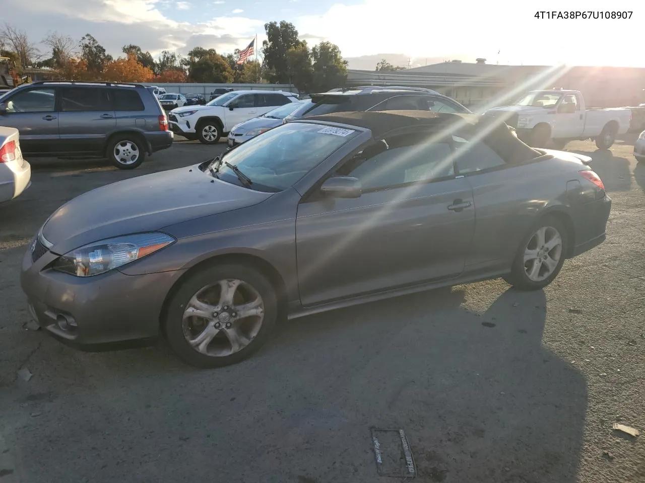 2007 Toyota Camry Solara Se VIN: 4T1FA38P67U108907 Lot: 80979274