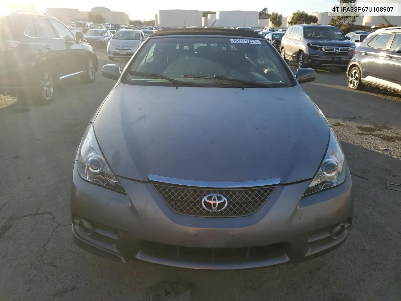 2007 Toyota Camry Solara Se VIN: 4T1FA38P67U108907 Lot: 80979274