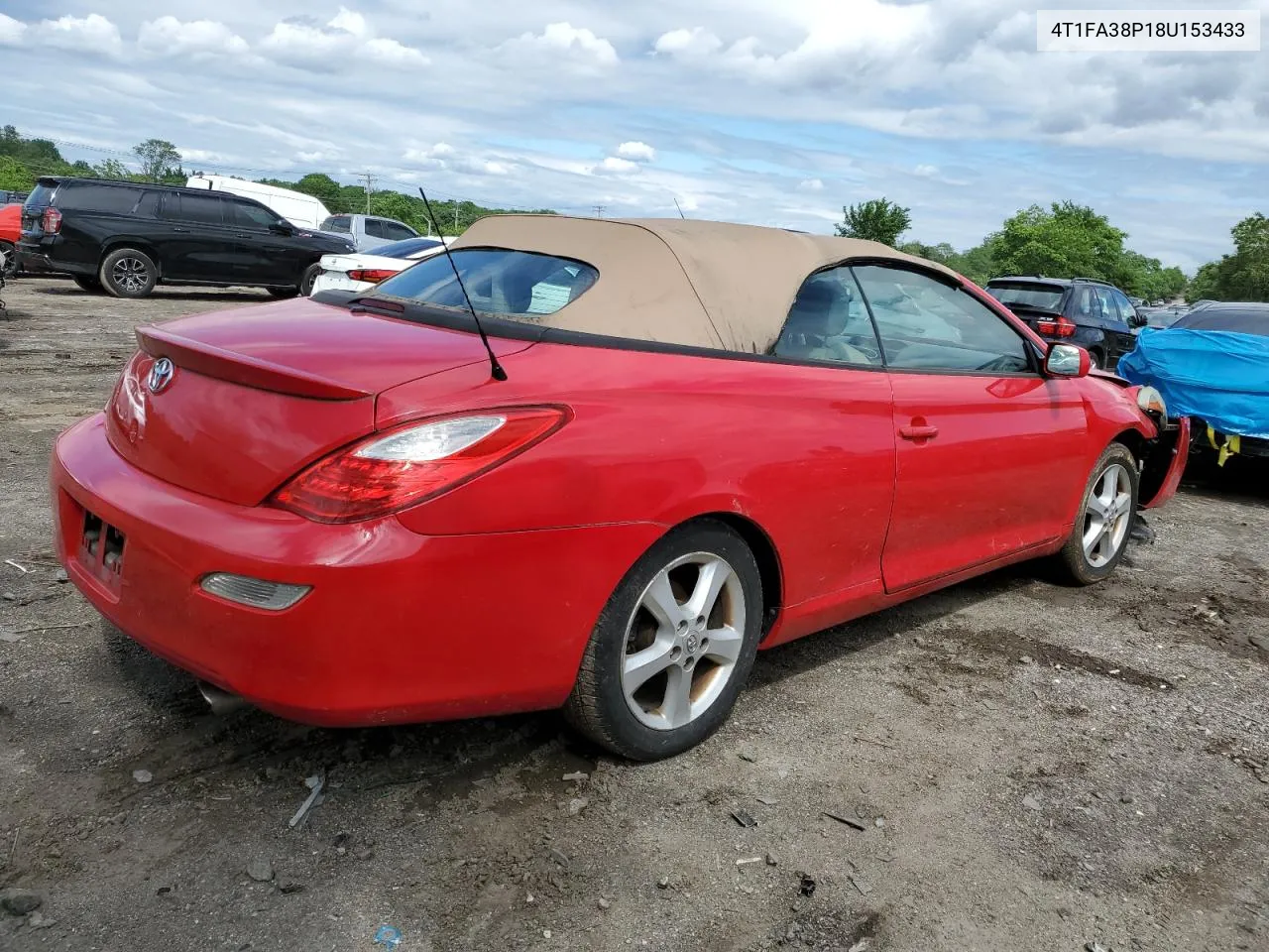 2008 Toyota Camry Solara Se VIN: 4T1FA38P18U153433 Lot: 54690154