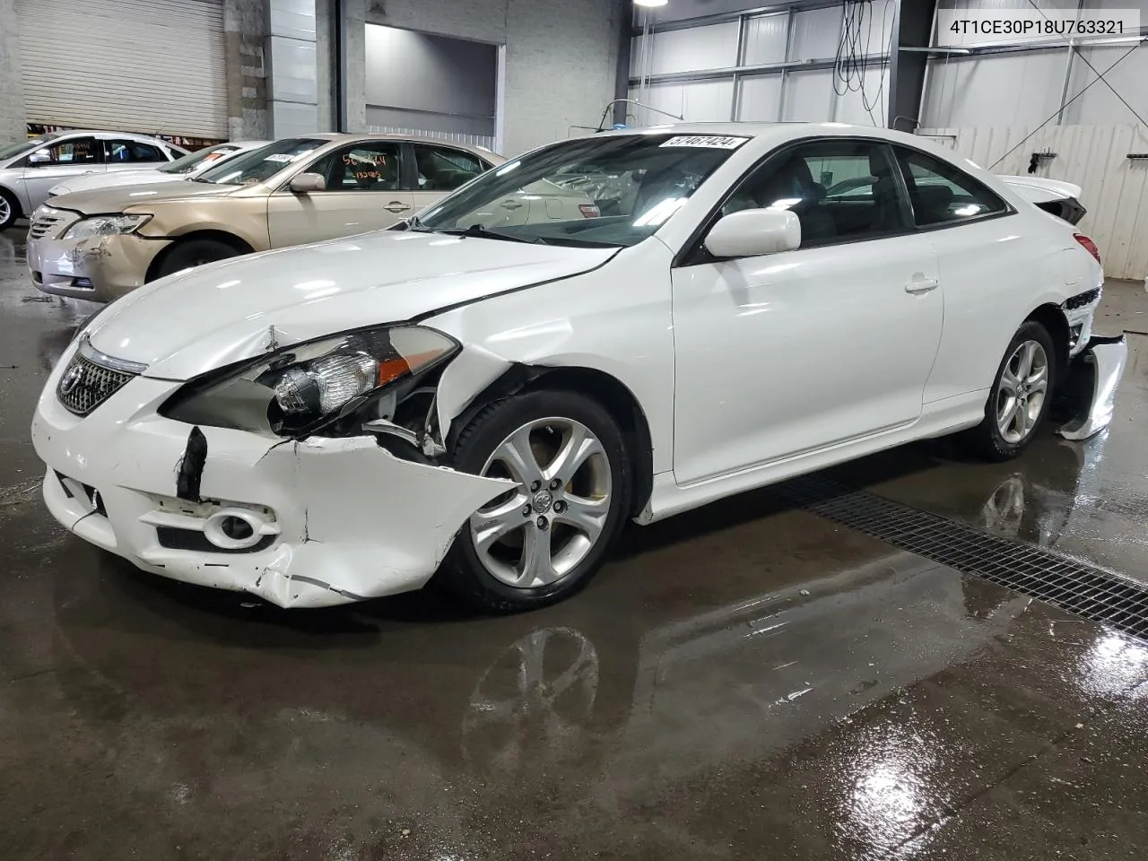 2008 Toyota Camry Solara Se VIN: 4T1CE30P18U763321 Lot: 57467424