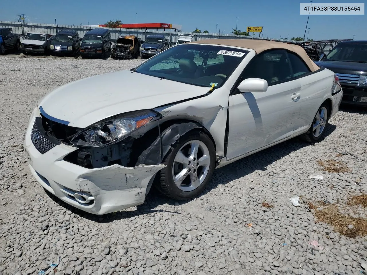 4T1FA38P88U155454 2008 Toyota Camry Solara Se