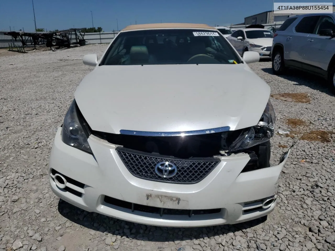 2008 Toyota Camry Solara Se VIN: 4T1FA38P88U155454 Lot: 58629644