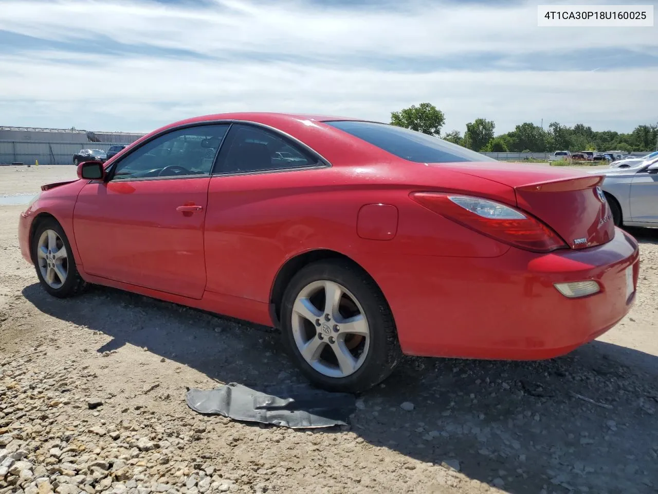 2008 Toyota Camry Solara Se VIN: 4T1CA30P18U160025 Lot: 60337964