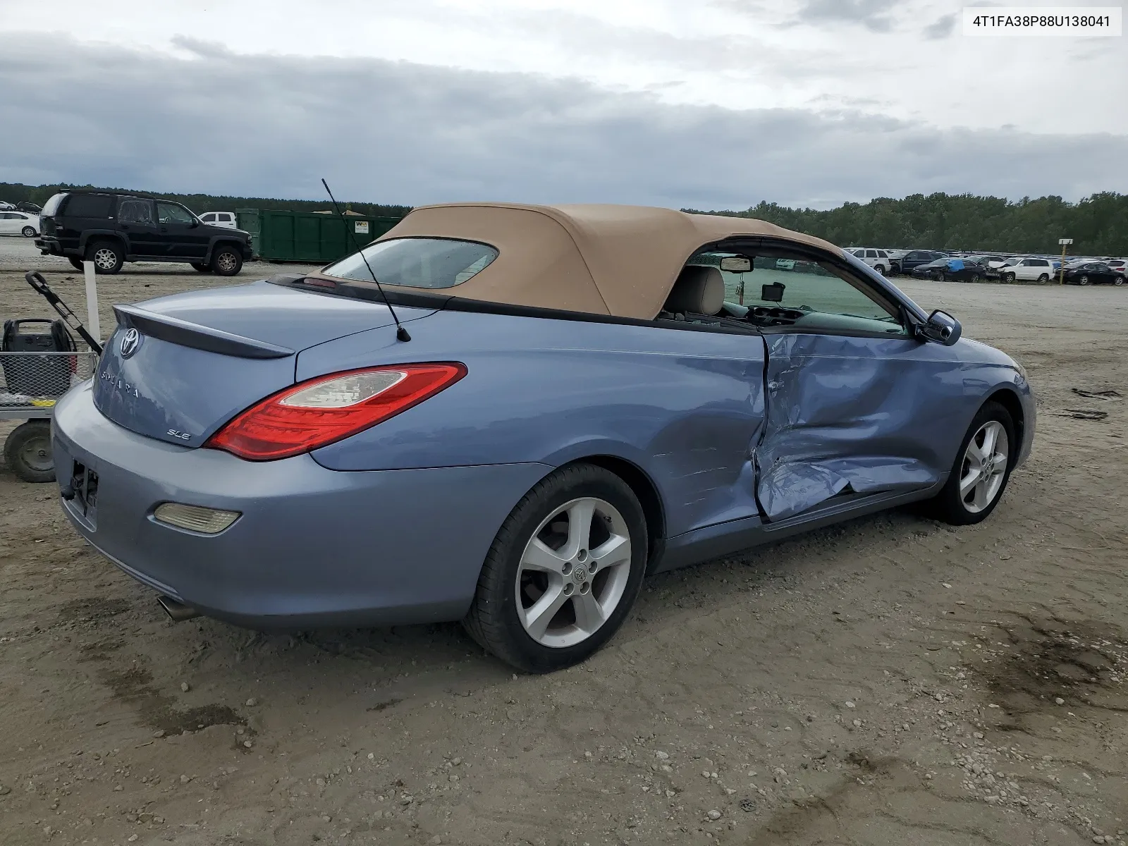 4T1FA38P88U138041 2008 Toyota Camry Solara Se