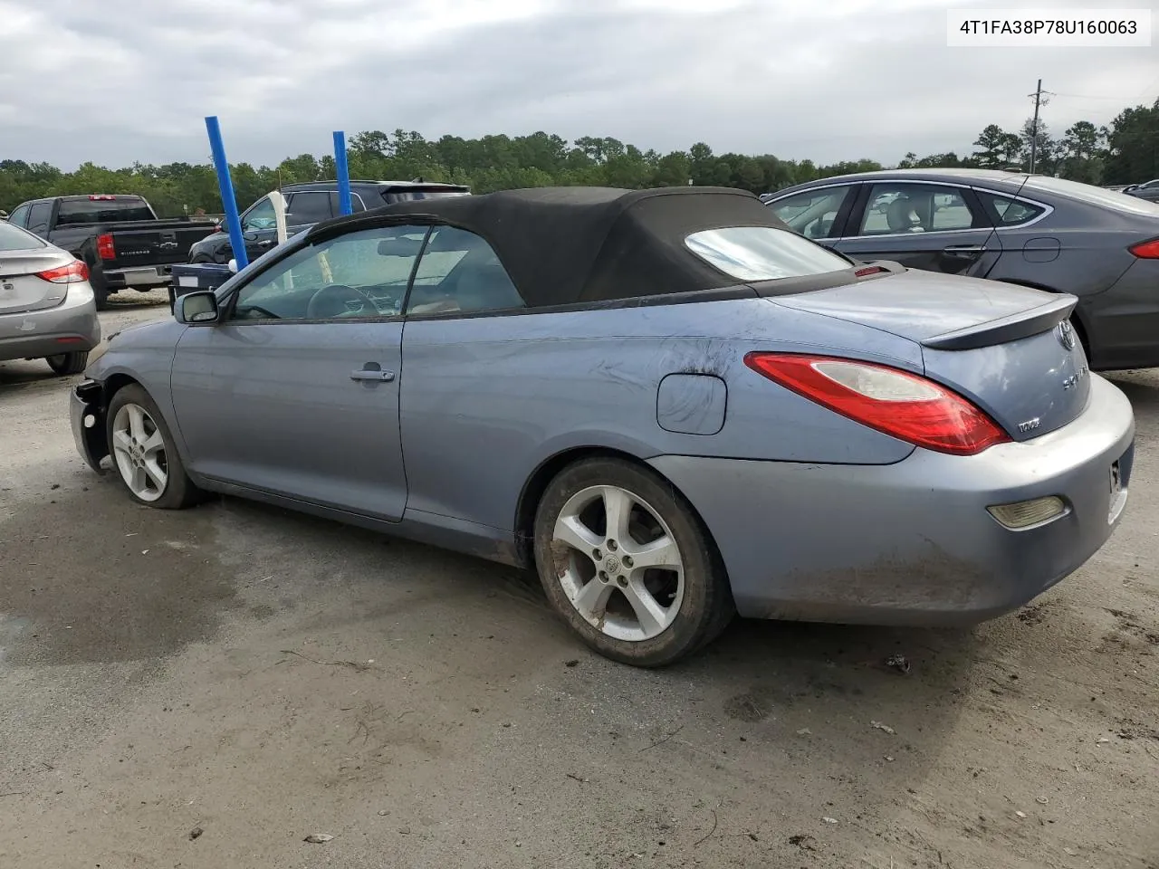 4T1FA38P78U160063 2008 Toyota Camry Solara Se