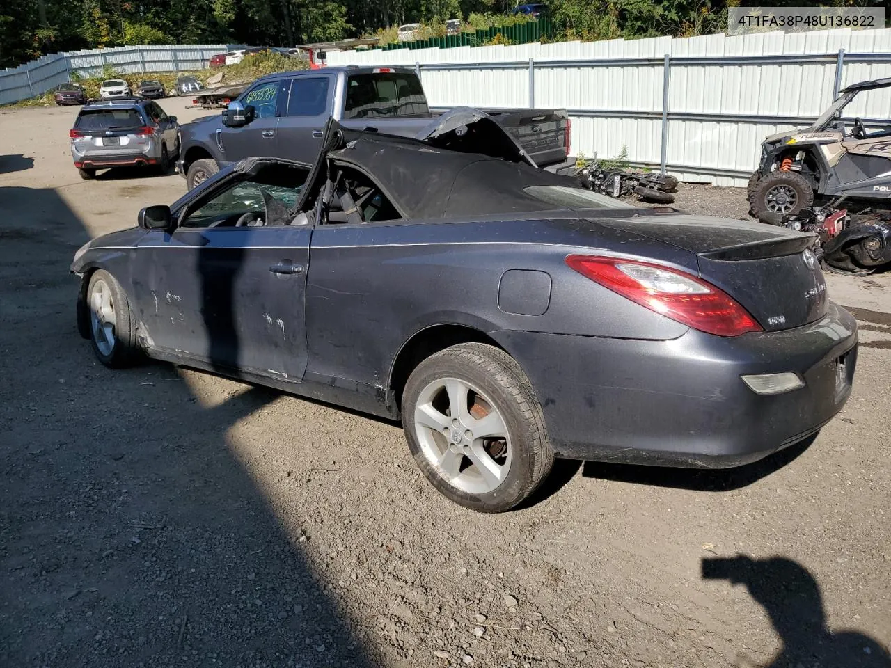 2008 Toyota Camry Solara Se VIN: 4T1FA38P48U136822 Lot: 69949654