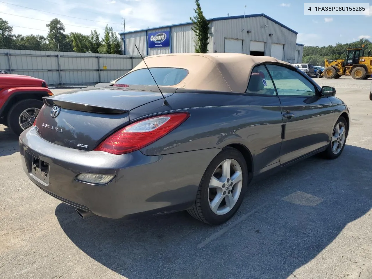 2008 Toyota Camry Solara Se VIN: 4T1FA38P08U155285 Lot: 69994604