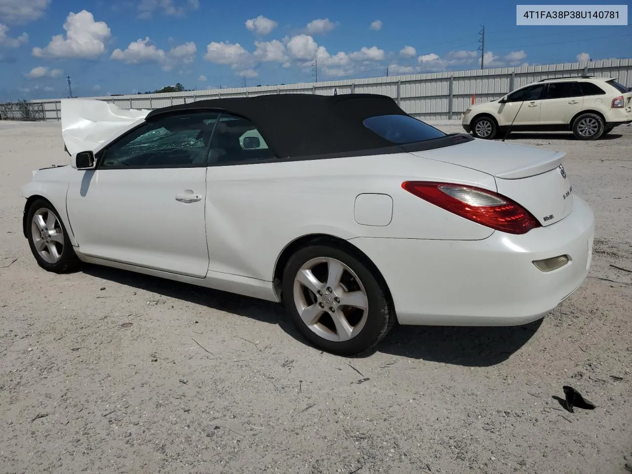 4T1FA38P38U140781 2008 Toyota Camry Solara Se