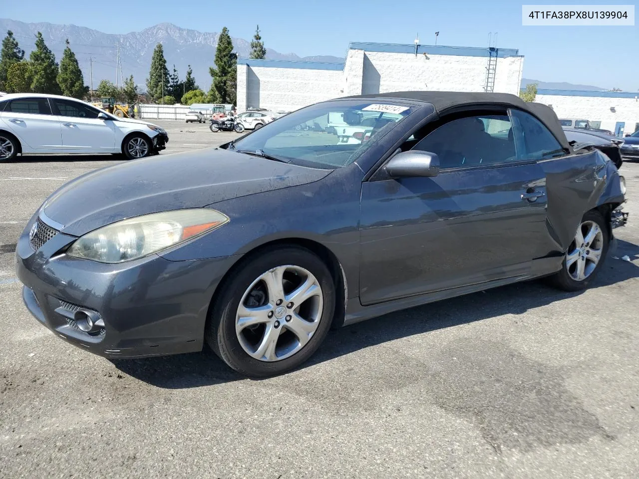 2008 Toyota Camry Solara Se VIN: 4T1FA38PX8U139904 Lot: 72839414