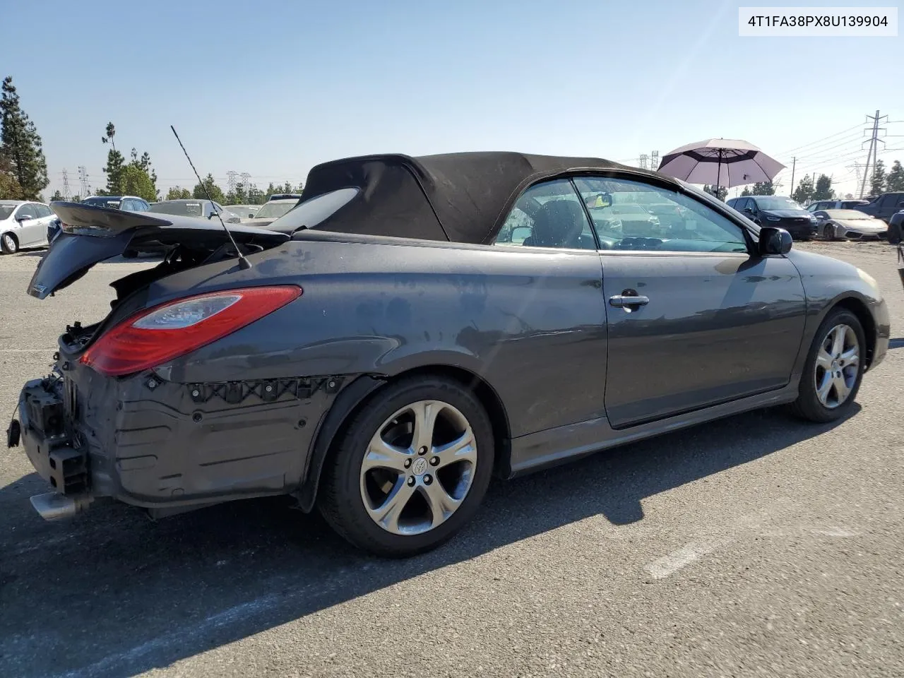 2008 Toyota Camry Solara Se VIN: 4T1FA38PX8U139904 Lot: 72839414