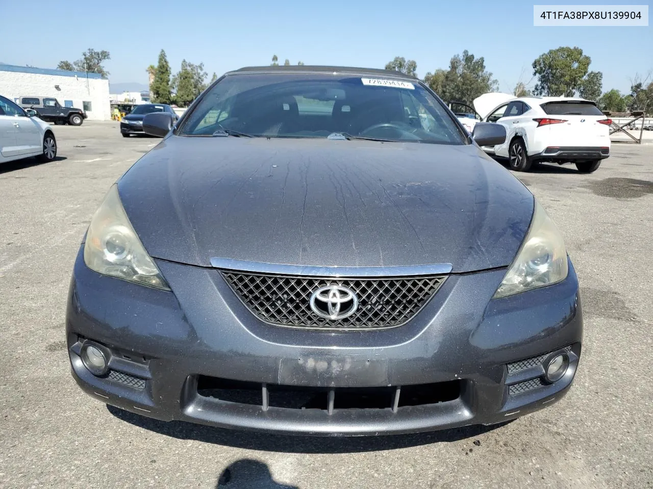 2008 Toyota Camry Solara Se VIN: 4T1FA38PX8U139904 Lot: 72839414