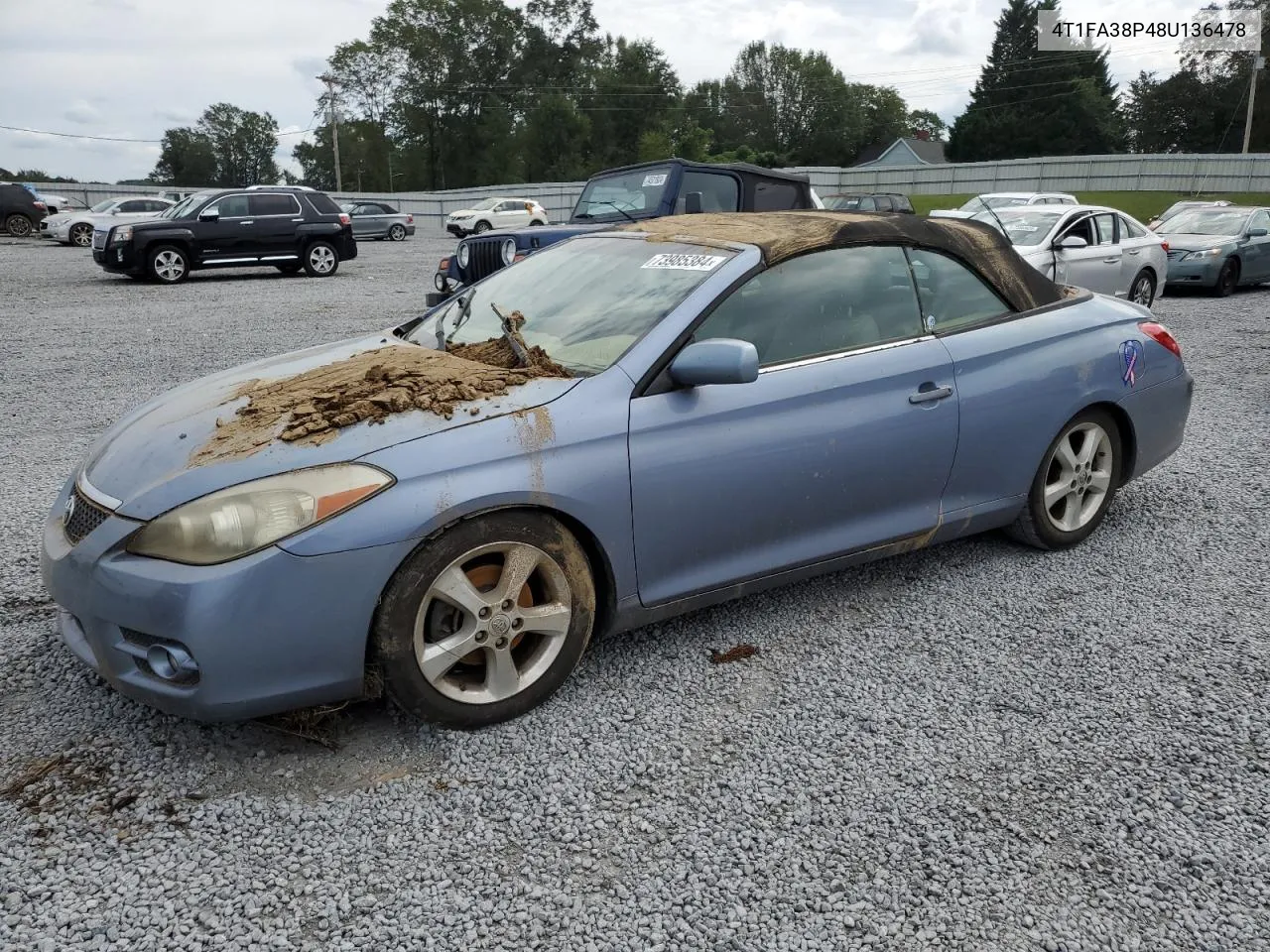 2008 Toyota Camry Solara Se VIN: 4T1FA38P48U136478 Lot: 73985384