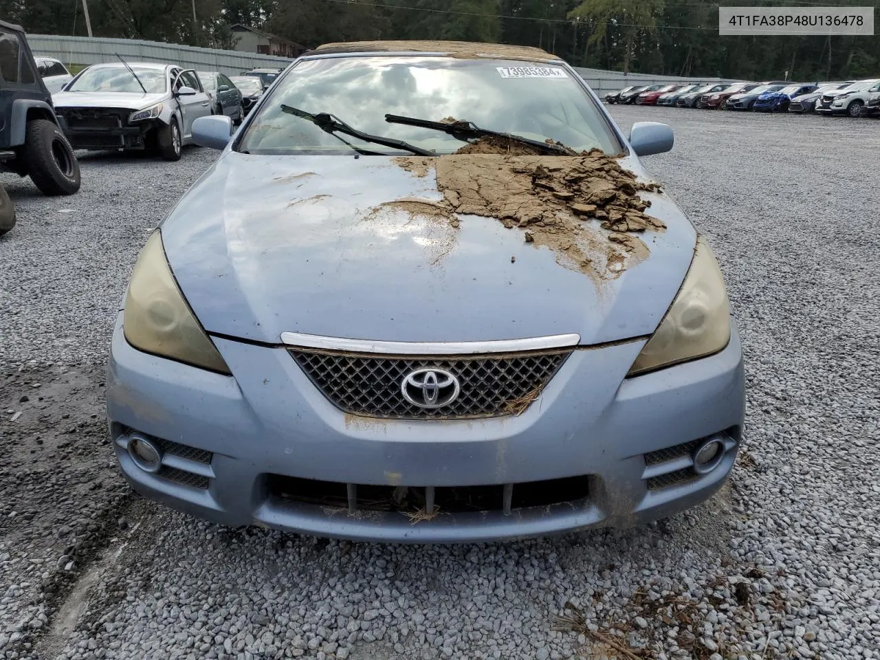 4T1FA38P48U136478 2008 Toyota Camry Solara Se