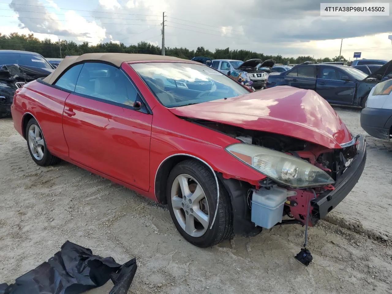 2008 Toyota Camry Solara Se VIN: 4T1FA38P98U145502 Lot: 74036844