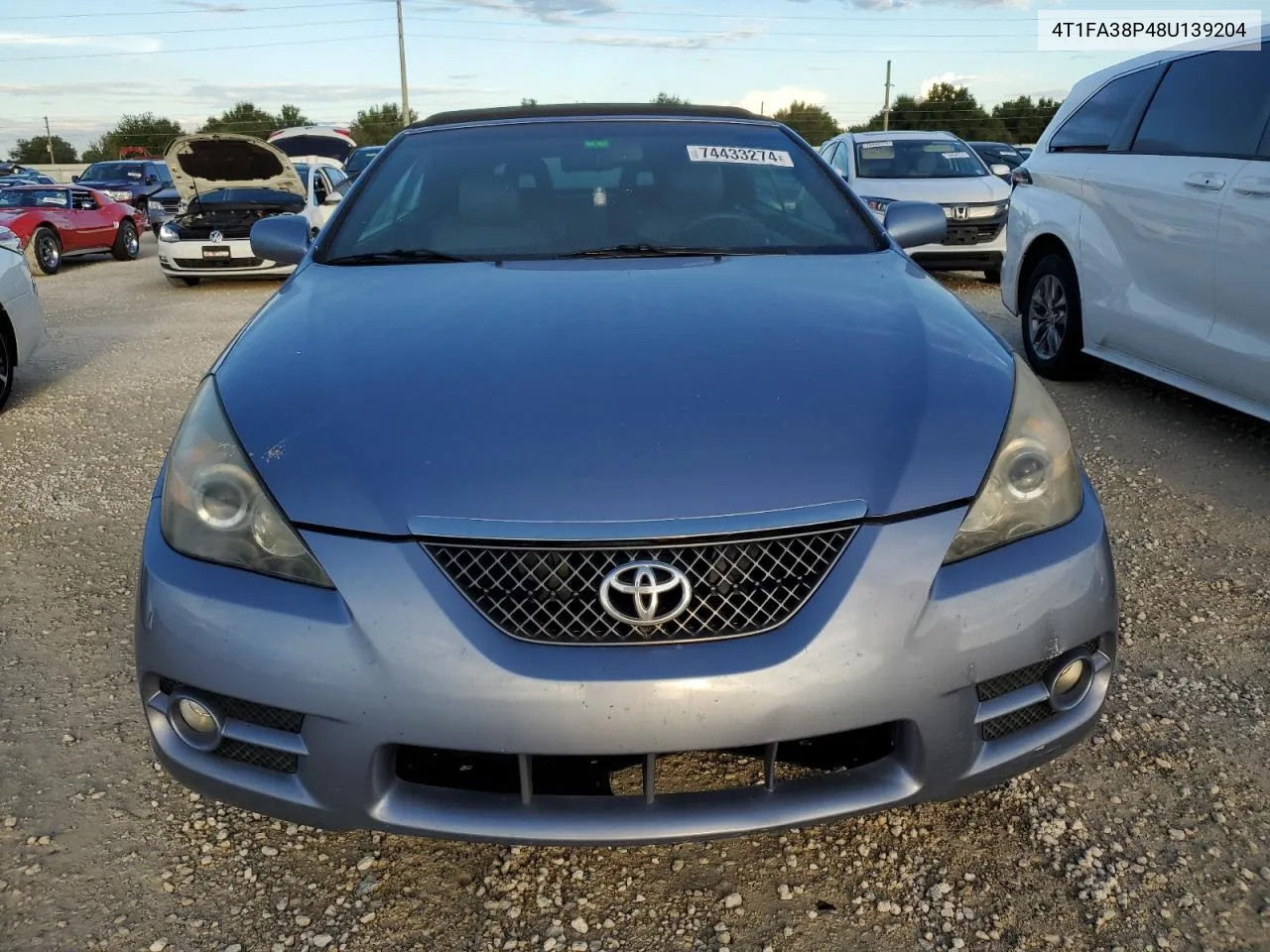 2008 Toyota Camry Solara Se VIN: 4T1FA38P48U139204 Lot: 74433274