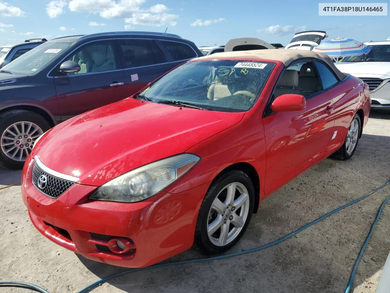 2008 Toyota Camry Solara Se VIN: 4T1FA38P18U146465 Lot: 74445524