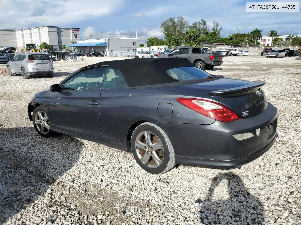 4T1FA38P58U144735 2008 Toyota Camry Solara Se