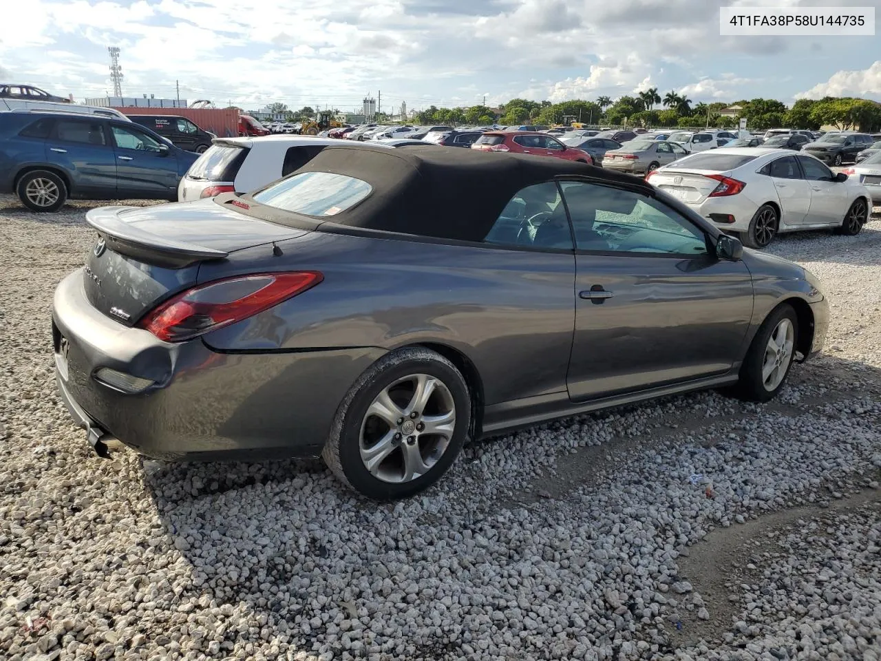 2008 Toyota Camry Solara Se VIN: 4T1FA38P58U144735 Lot: 74700044