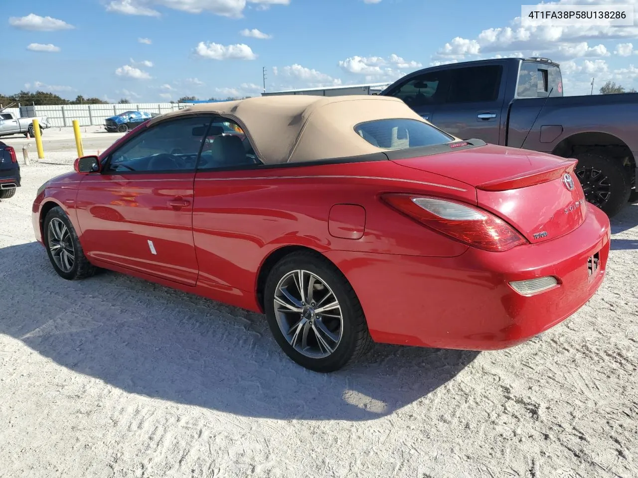 4T1FA38P58U138286 2008 Toyota Camry Solara Se