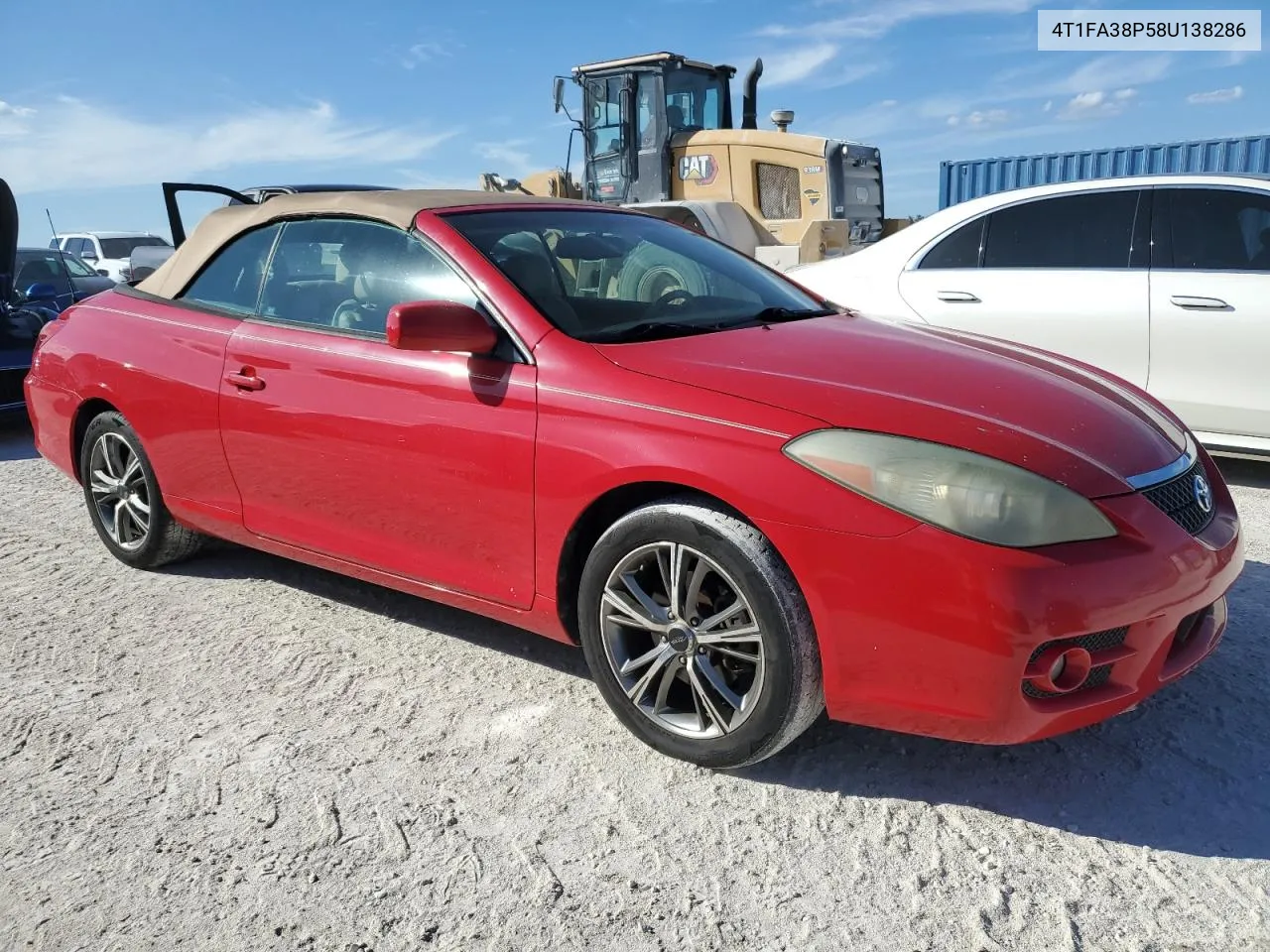 4T1FA38P58U138286 2008 Toyota Camry Solara Se